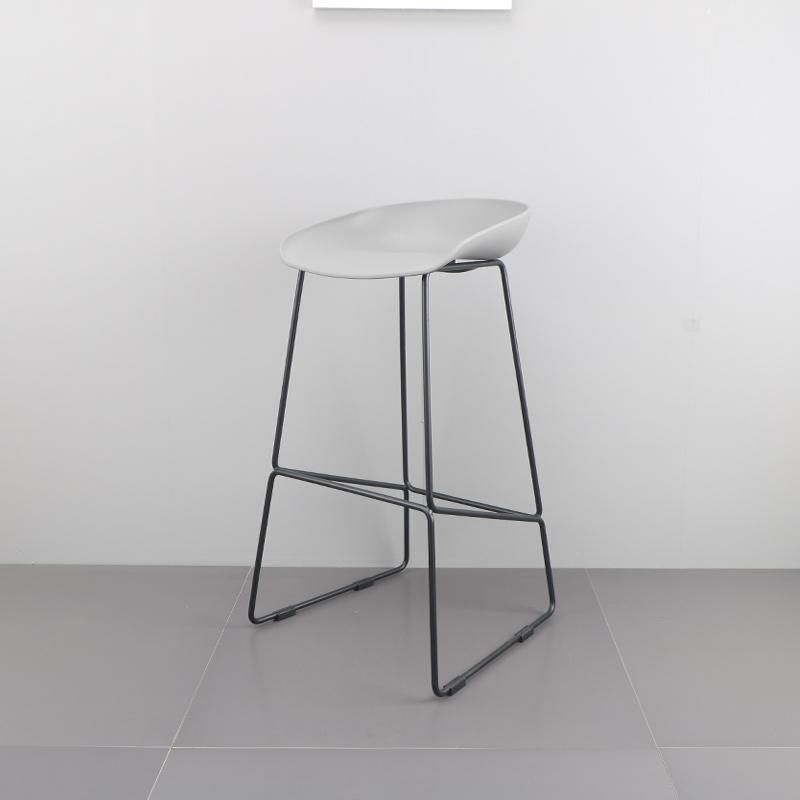 Modern Furniture Reception Office Stainless Steel Restaurant Plastic Chair