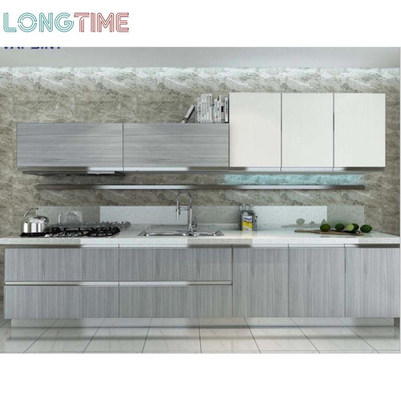 Apartment Modern Furniture Melamine Kitchen Cabinet