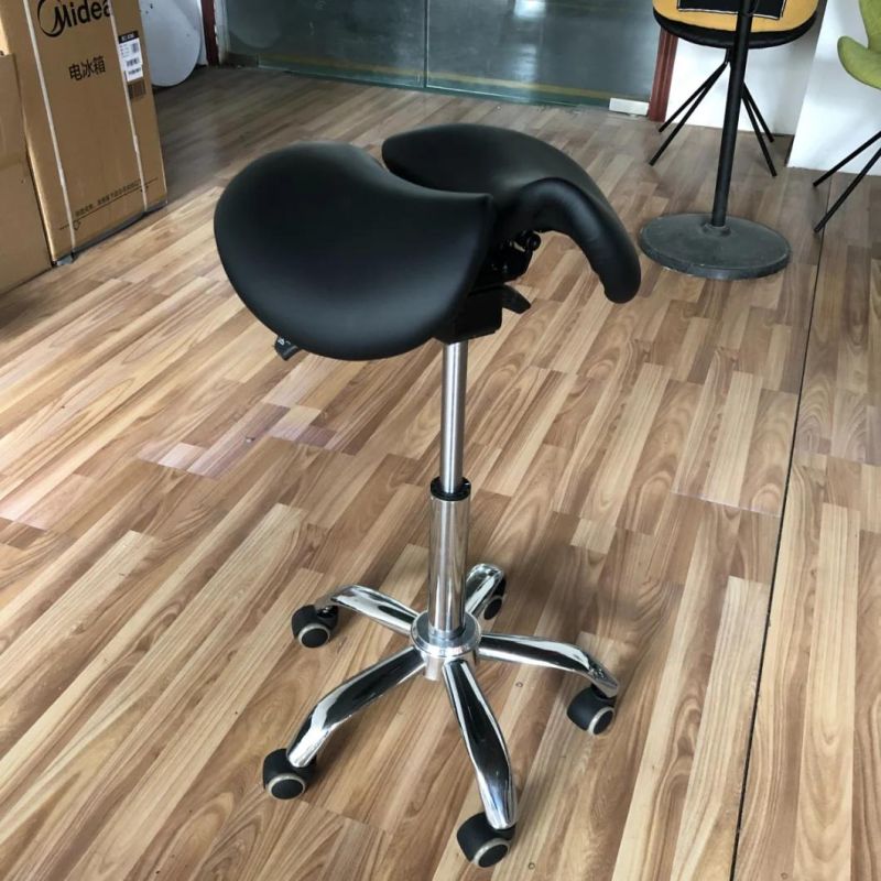 Ergonomic Two Parts Seat Split Saddle Stool Office Chair