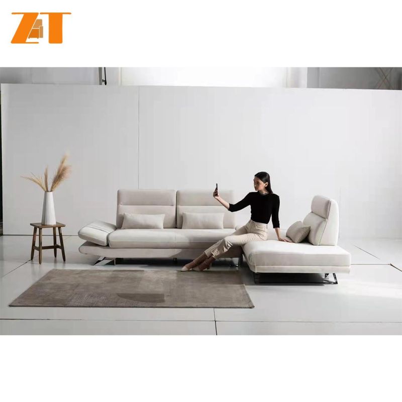 Nordic Luxury Technology Cloth Corner Fabric Sofa Set Furniture Lounge Living Room Sofas Sectional Modern Sofa