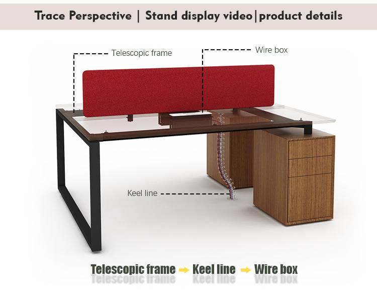 New Arrival Table Work Station Office Furniture Modern 2 Person Workstation Office Desk