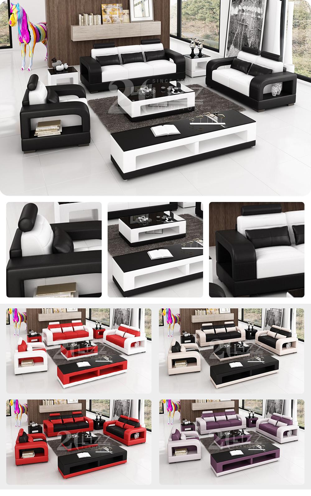 Furniture Sofa Set Modern Living Room Sofa Leather Sofa Sets