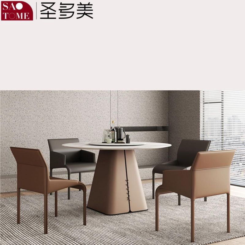 Elegant Unique Tablebase Dining Room Furniture Round Dining Table