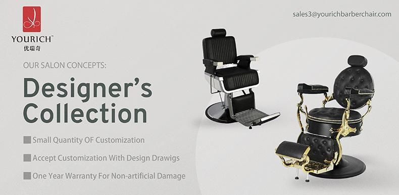 Hot Selling Barber Chair for Hair Salon Leather Styling Chairs Modern Hairdresser Tattoo Shaving Lift Barber Chair