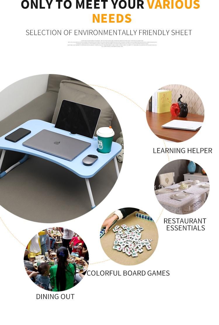 Table for Food Tray Adjustable Laptop Desk