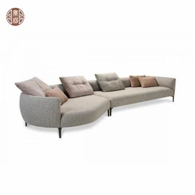 L Shaped Sofa Set Hotel Lobby Furniture