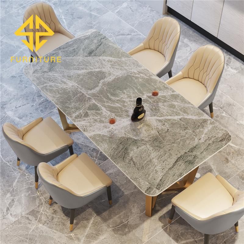 Modern Luxury Dining Furniture Modern Dining Table 6/8 Chair Set