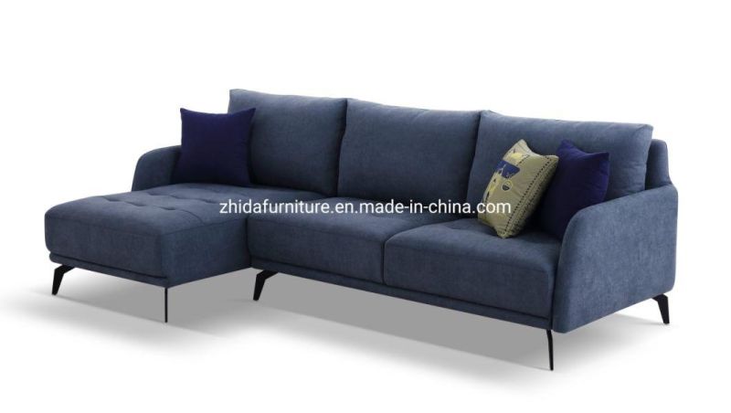 Modern Grey Leisure Sectional Living Room Sofa