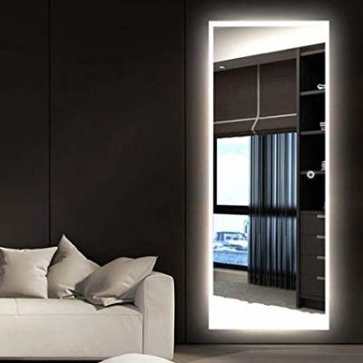 High Lumen Infinite Reflection Full Length Wall Mounted Bathroom Decor LED Mirror