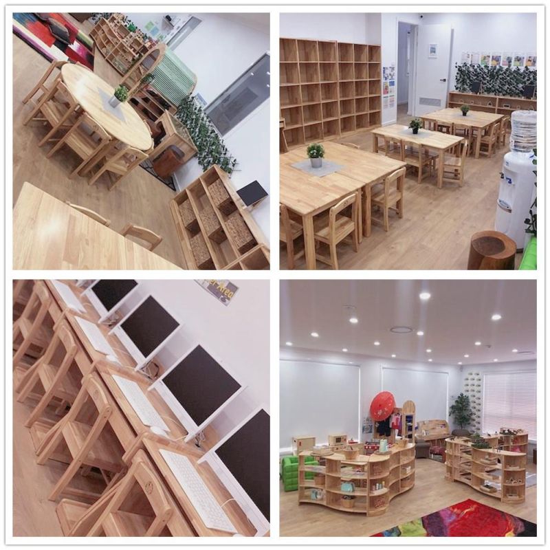 New Nursery School Chair, Wood Child Care Center Kids Chair, Kindergarten Preschool Wood Day Care Center Room Furniture Children Chair, School Classroom Chair