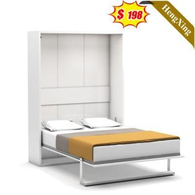 Single Apartment Bedroom Set Furniture Murphy Hidden Wall Vertical Bed Frame with Ss Spring Mechanism