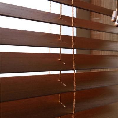 Factory Hot Sale Cordless Blind Faux Wood Venetian Blinds with High Quality