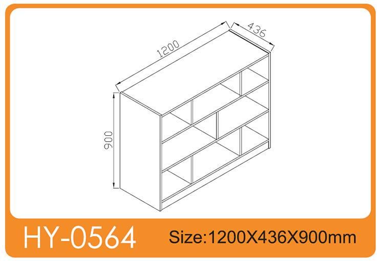 Children Wood Plastic Storage Shelf of Kids Furniture