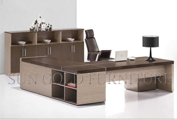 China Office Furniture Designs Modern Boss Office Desk White (SZ-ODT628)