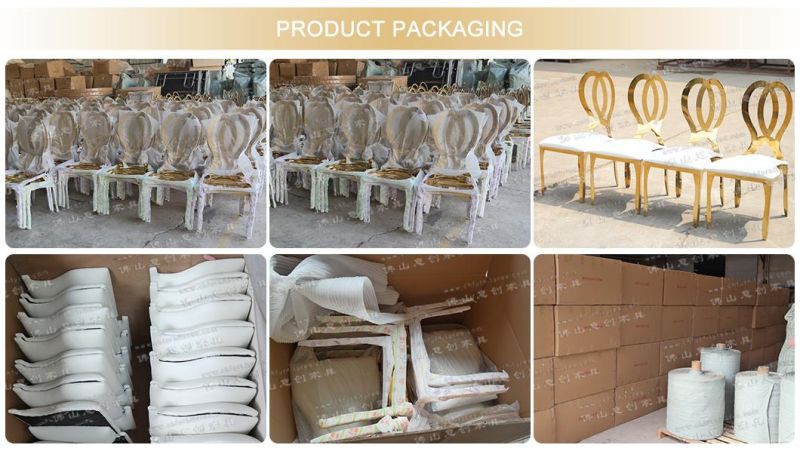 Ycx-Ss50 Modern Outdoor Gold Stainless Steel Velvet Wedding Chair for Banquet