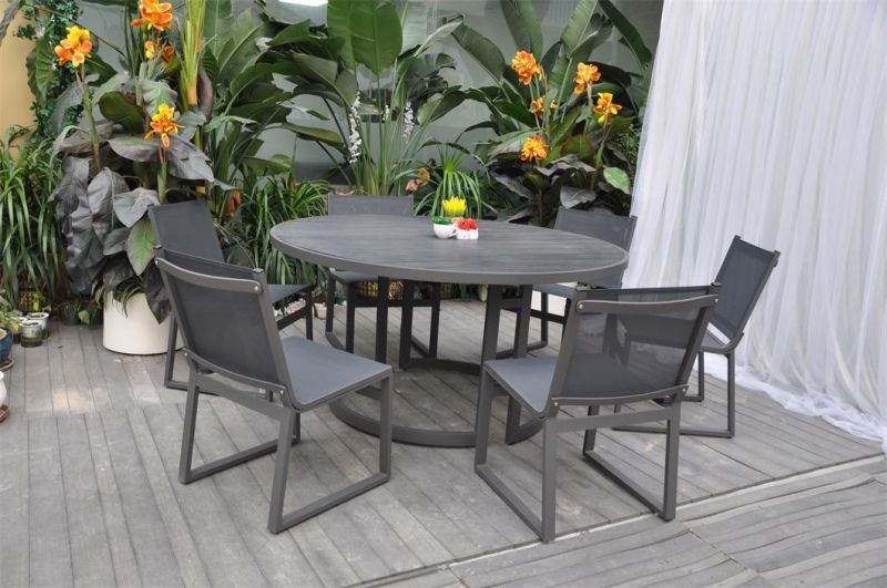 High Quality Custom Leisure Home Modern Cast Aluminium Modern Patio Garden Dining Furniture