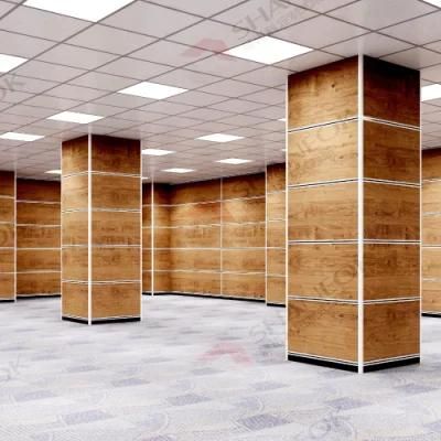 Shaneok Elegant Wood Texture Office Partition