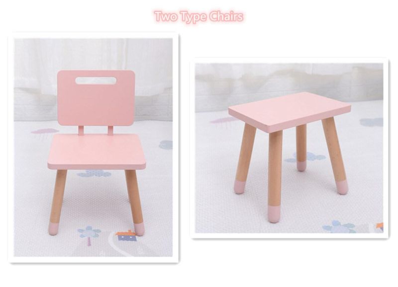 High Quality Kids Table and Chair Set Square Desk Preschool Furniture