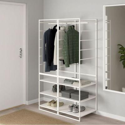 Multifunctional Metal Display Wire Shelf Bedroom Wardrobe Garment Tie Rack