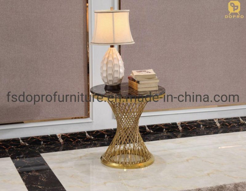 Bird Nest Cheap Price Marble Top Tables and PU Chairs Dining Room Furniture Dining Table Set-D20