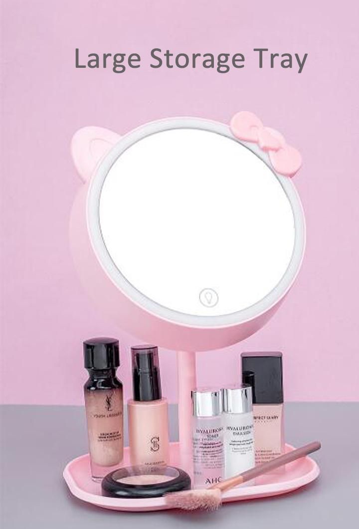 New Arrival LED Makeup Mirror Lighted Cosmetic Smart Touch Screen Mirror