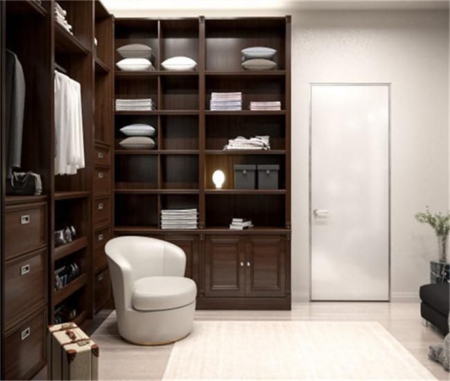 Factory Price Modern Elegant Bedroom White Color Wooden Wardrobe Designs