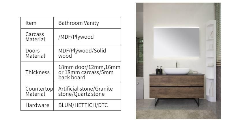 High Quality Customized Bathroom Vanity with Competitive Price