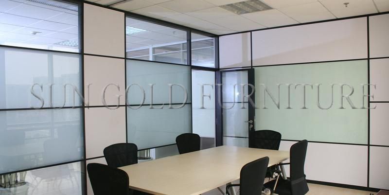 New Glass Mixed Particle Board Modern Office Room Partitions (SZ-WS675)