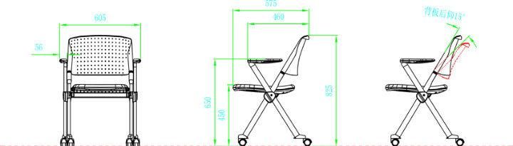 Rotary Meeting Swivel Metal Office Staff Conference Mesh Furniture