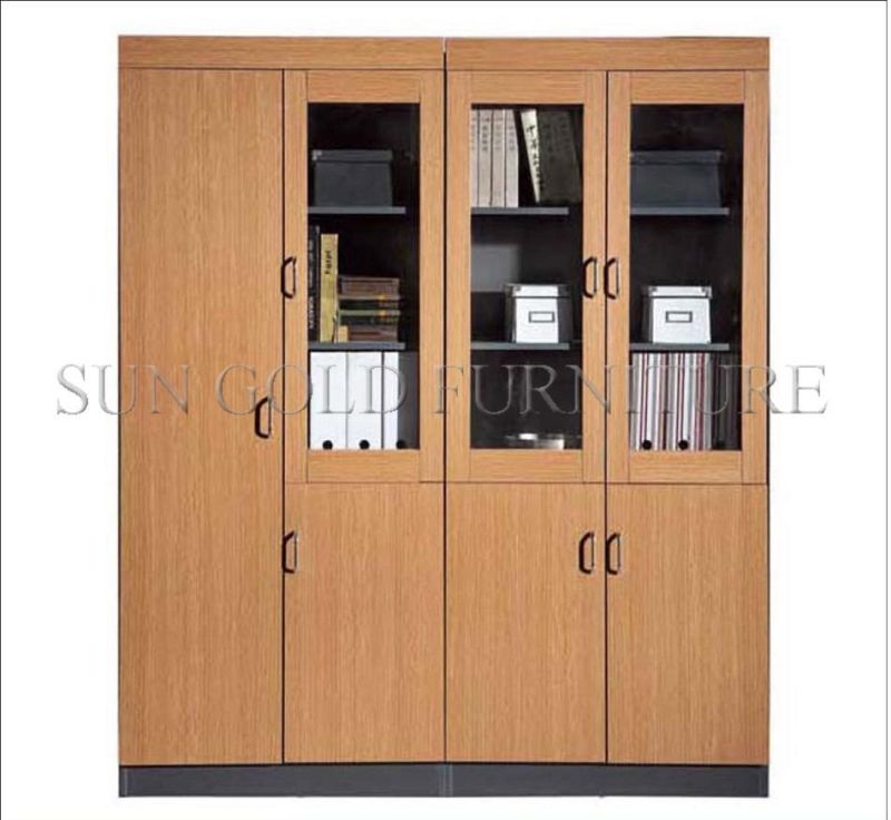 Modern Glass Door Office Filing Cabinet (SZ-FC051)