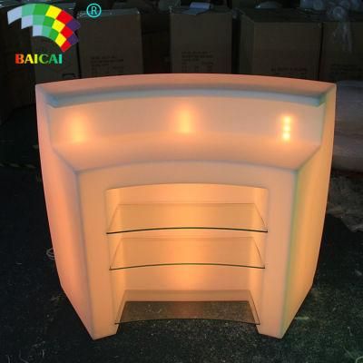 Bar Nightclub Furniture Hotel Furniture Home Furniture Light up LED Bar Counter