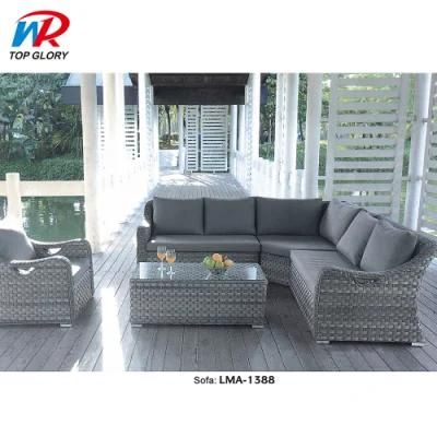 Outdoor Furniture Garden Sets Patio Rattan Wicker Furniture Table and Chairs Sofa Balcony Metal Furniture Quality Modern Sun Fun