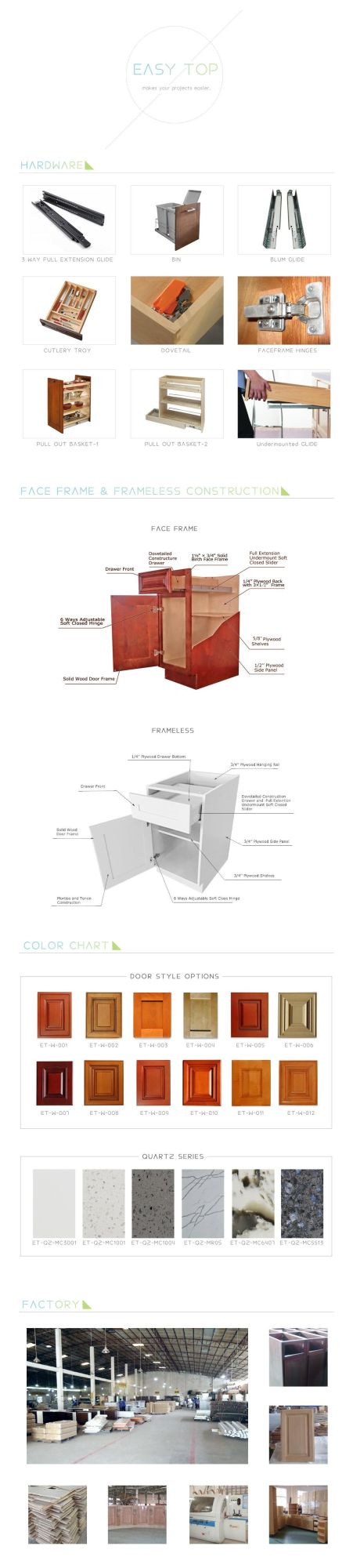 China Manufacturer Solid Wood Door Kitchen Cabinet Furniture Made in Guangzhou