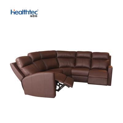 Professional Aduactor Control Modern Luxury Genuine Leather Sofa