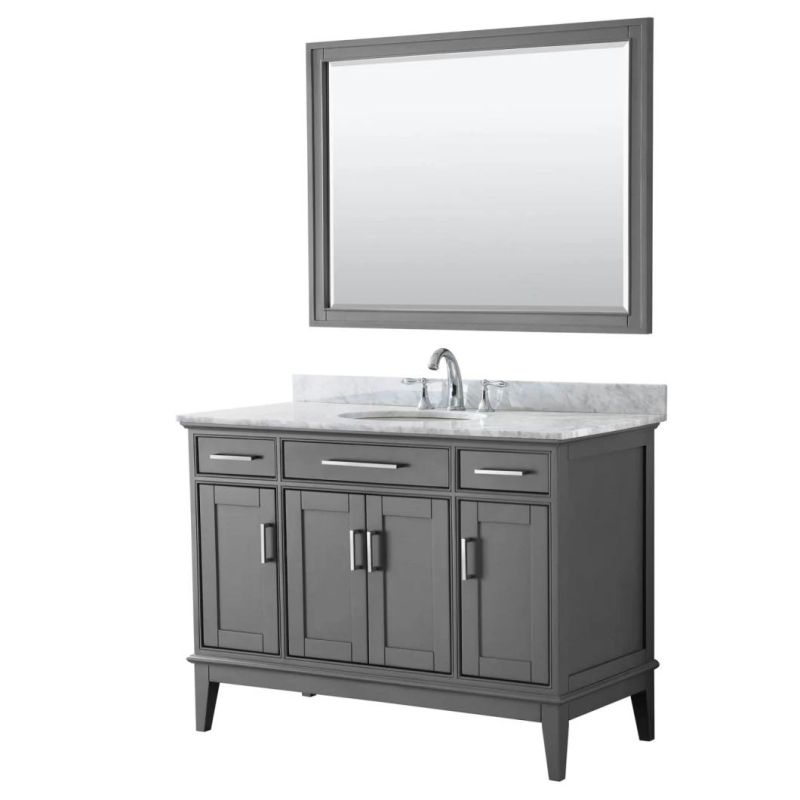 48" Single Bathroom Vanity - Dark Gray