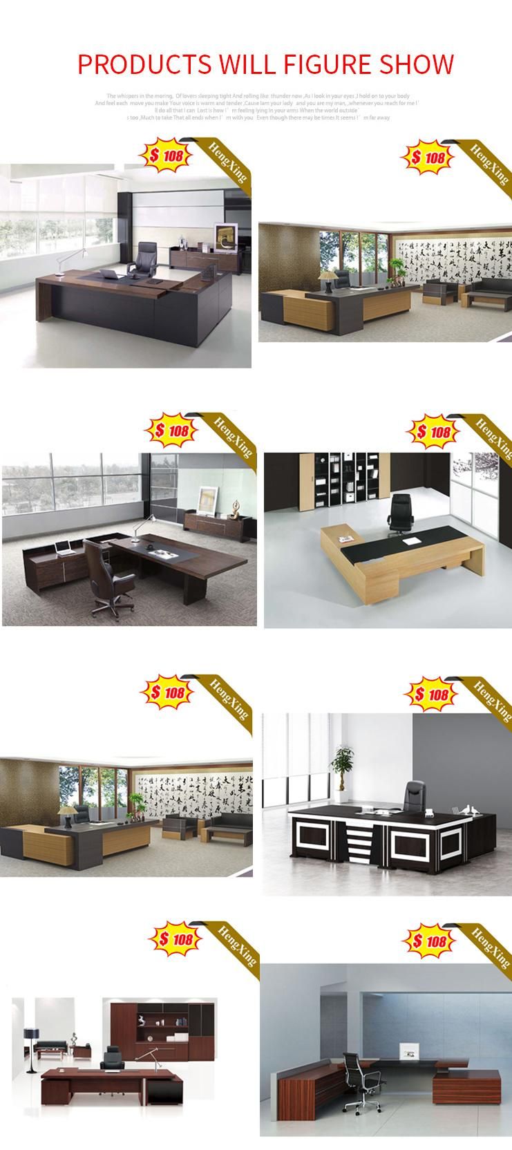 Luxury L Shape Office Furniture Office Table MDF Executive Office Desk Furniture