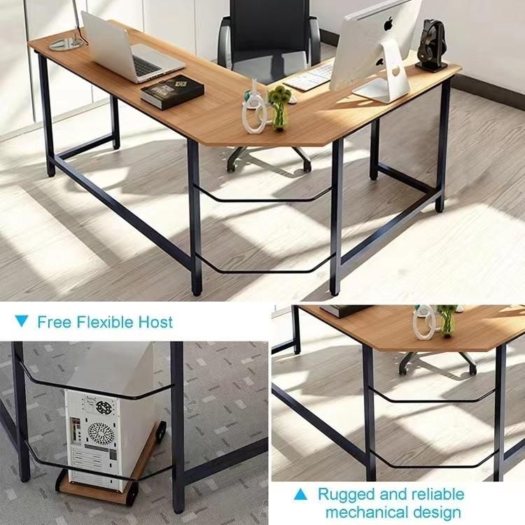 2022 The Most Popular Learning Modern Office Furniture Computer Desk L Table Panel, Panel Custom Color