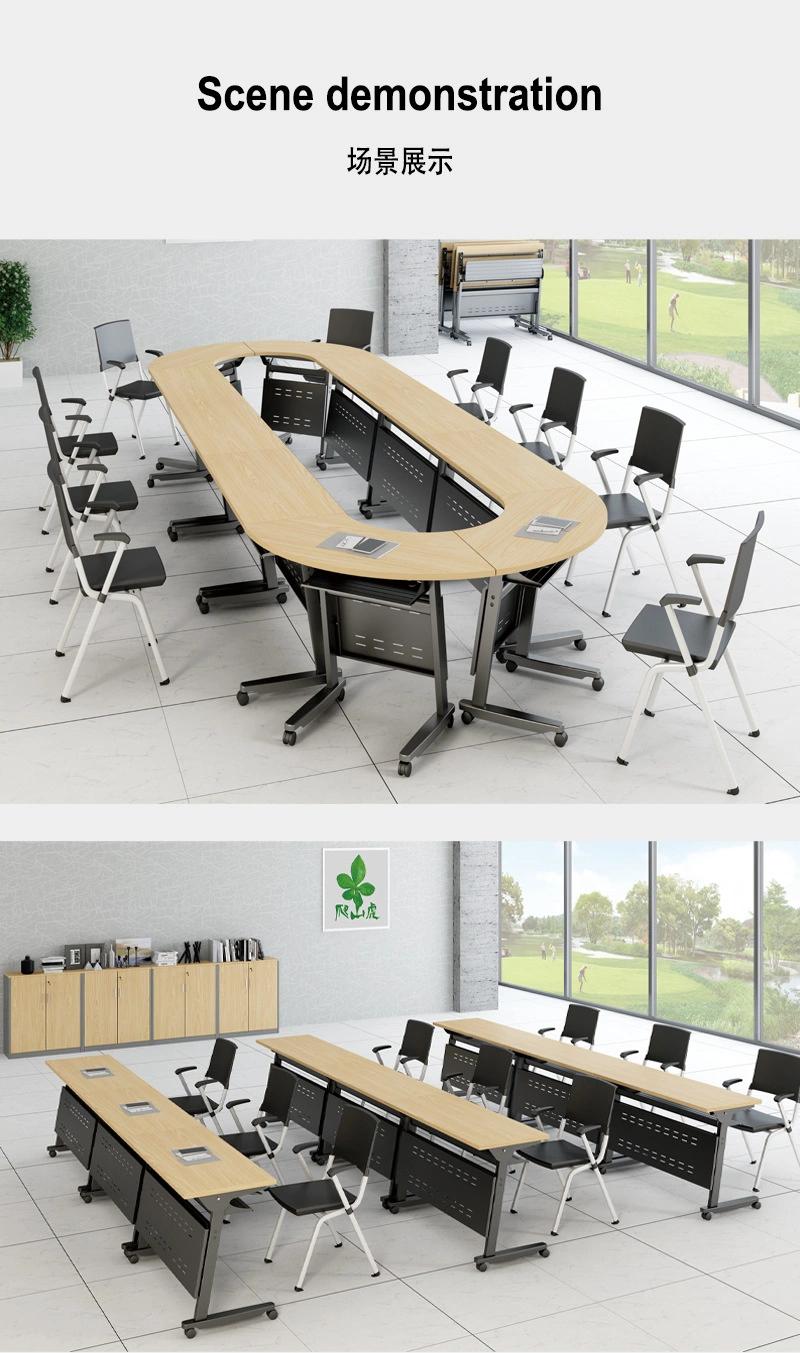 Elites Modern Portable Tables Folding Training Table Foldable Conference Desks Office Training Desk Office Furniture Stainless Steel