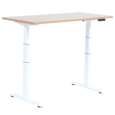 Motor Lift Table Two Legs Electric Height Adjustable Office Desk