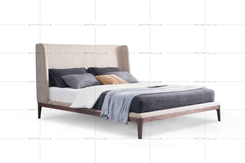 Gc1831 Guangdong Factory Wooden Legs Wall Bed in High Quality for Bedroom Furniture