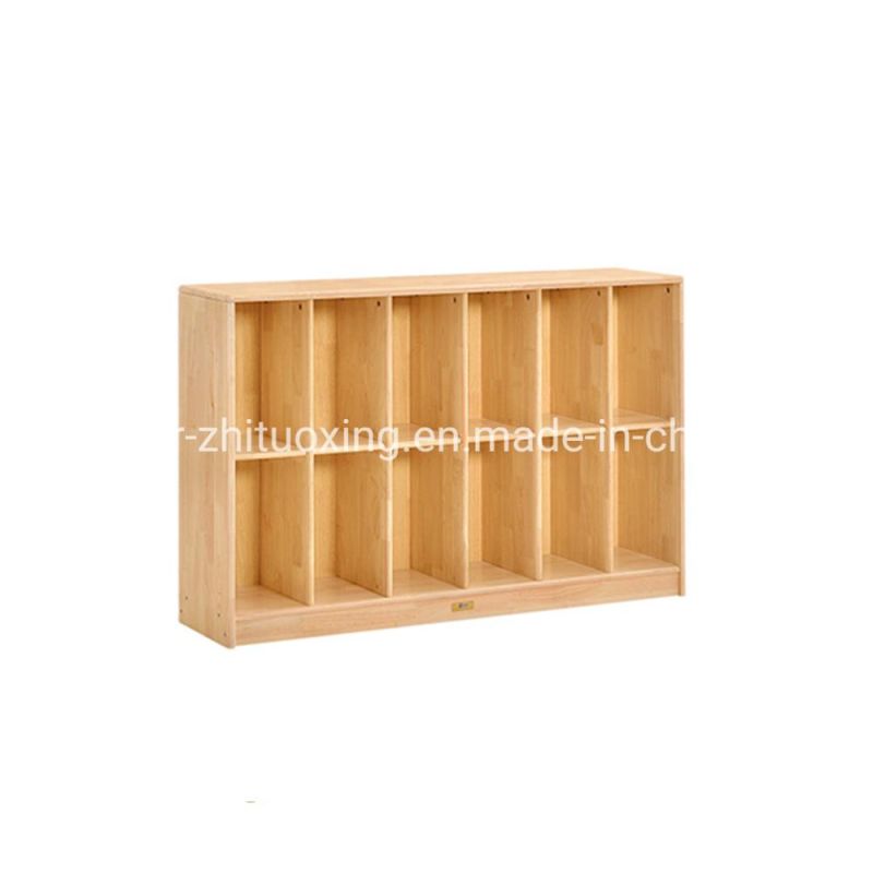 Kids Nursery Toy Storage Furniture, Baby Storage Cabinet Children School Classroom Furniture, Preschool and Kindergarten Daycare Wooden Display Furniture