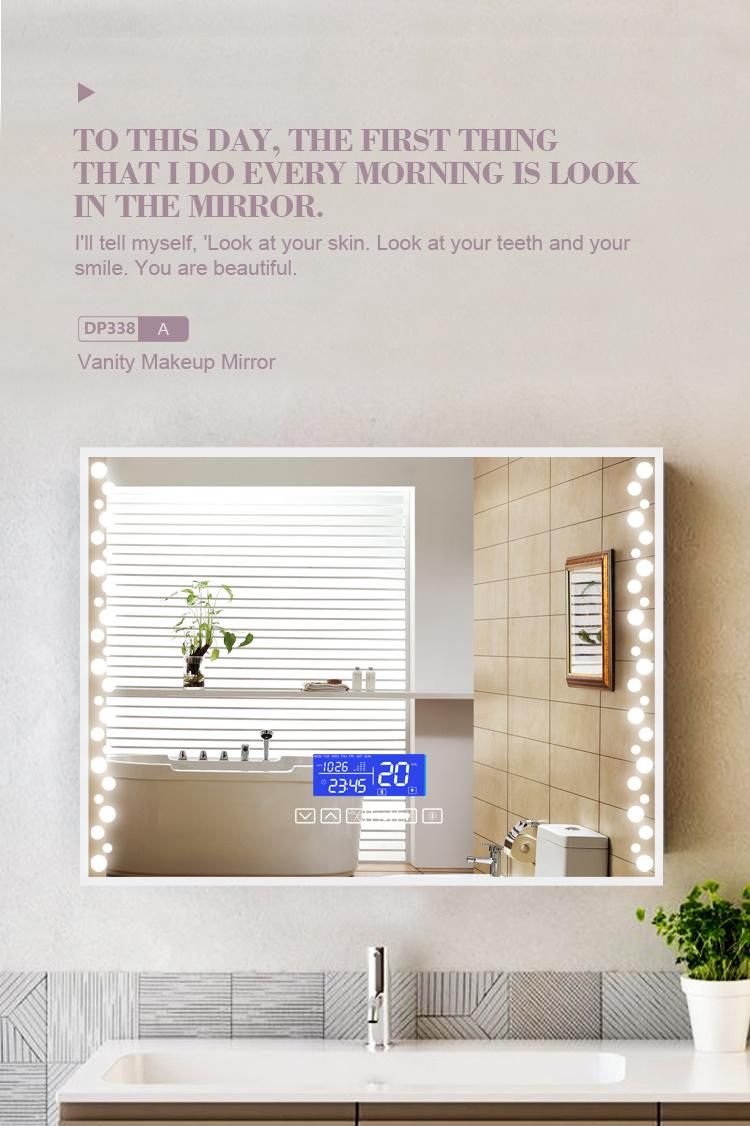 High Definition Bling Mirror Furniture Mirror Anti-Fog Mirror for Bathroom