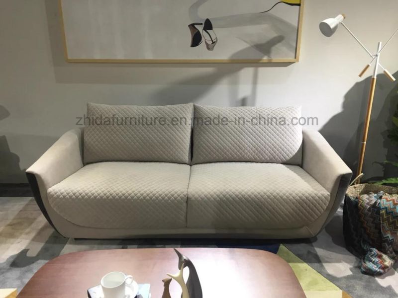 Zhida Best Selling Home Furniture Modern Villa Living Room Unique Design Loveseat Fabric Sofa