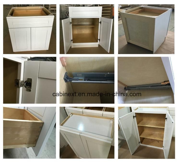 High-End Solid Wood Kitchen Cabinets Made in China