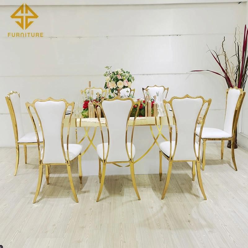 Wholesale Restaurant Furniture Dining Room Modern Reception Stainless Steel Dining Chair Kitchen Chairs Visionnaire Chair