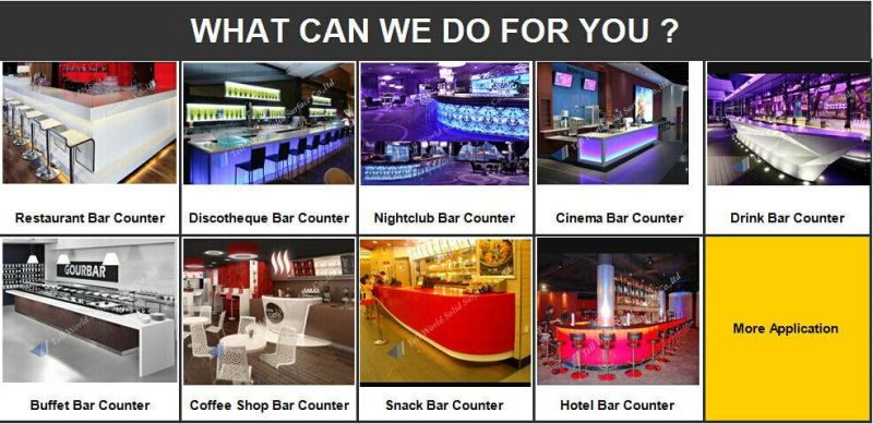 Top Customized Design Modern White Luxury Wine Bar Counter (TW-018)