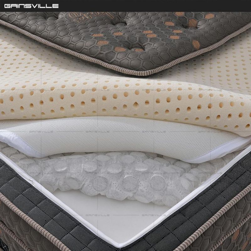 Luxury 5 Star Hotel Design Sleeping Latex Pocket Spring Mattress in Mattress