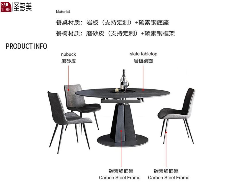 Modern Living Room Furniture Sets Luxury Extension Dining Table