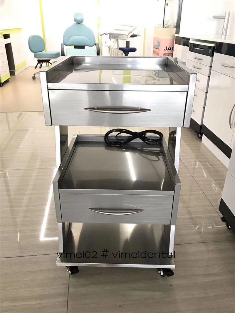 Mobile Stainless Steel Dental Cabinet Modern Medical Hospital Clinic Furniture