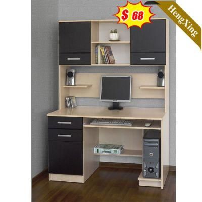 Modern Wood L Shape Office Furniture Home Partition Book Shelf Center Table Computer Desk